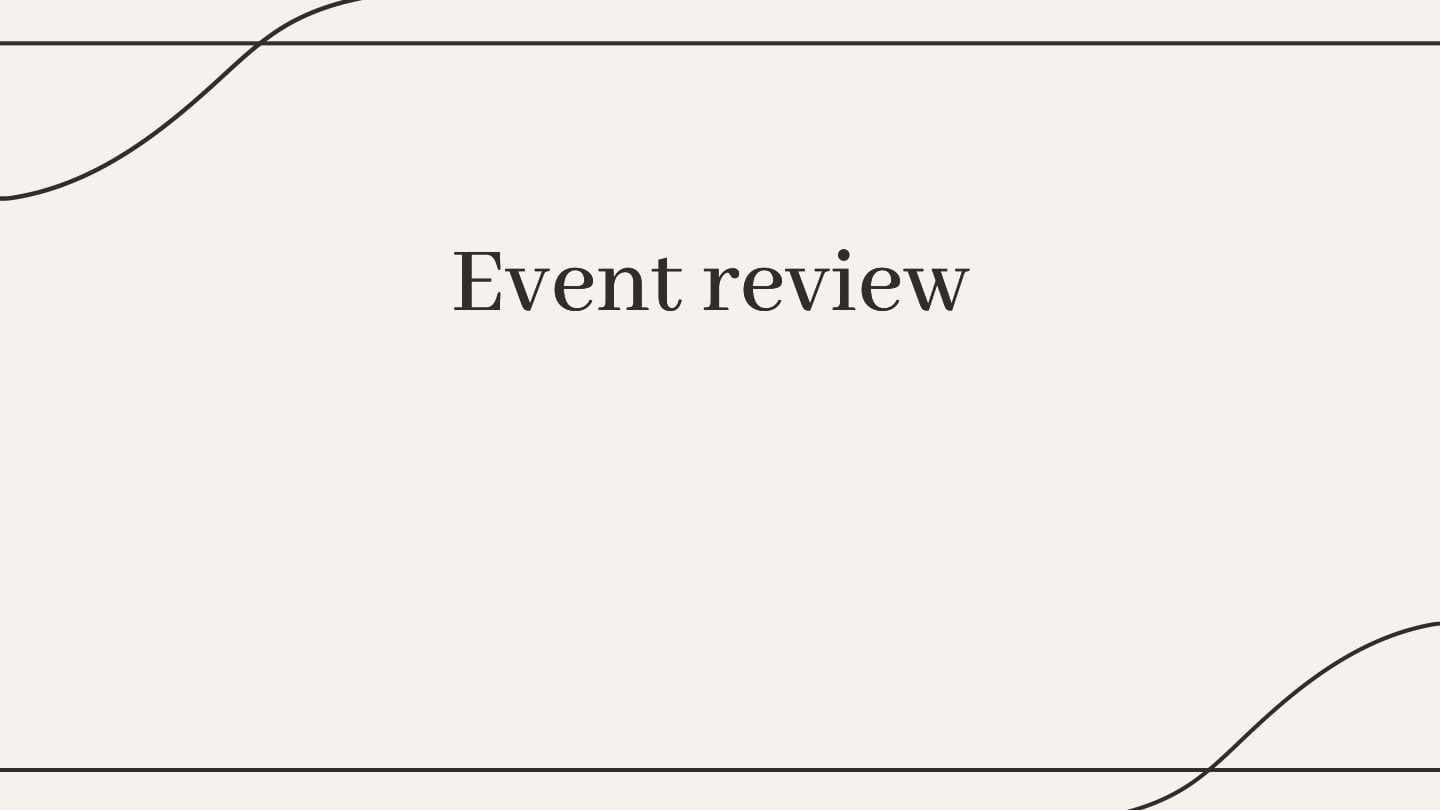 Event review