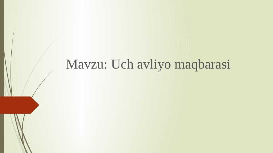 Uch avliyo maqbarasi