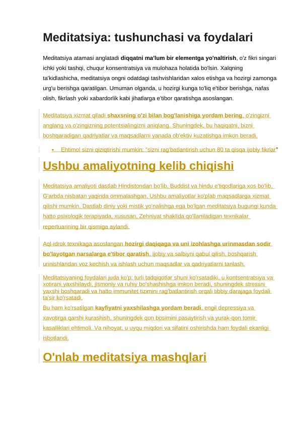 Meditatsiya