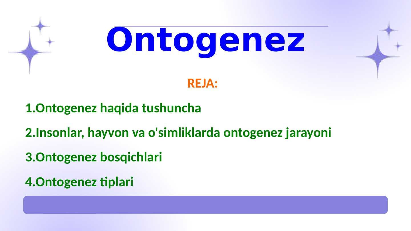 Ontogenez haqida maʼlumot