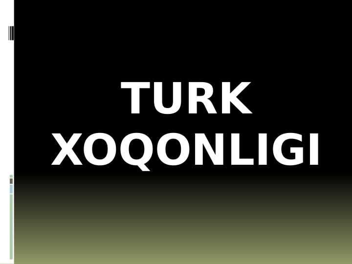 Turk xoqonligi