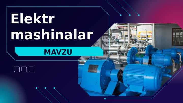 Elektr mashinalar