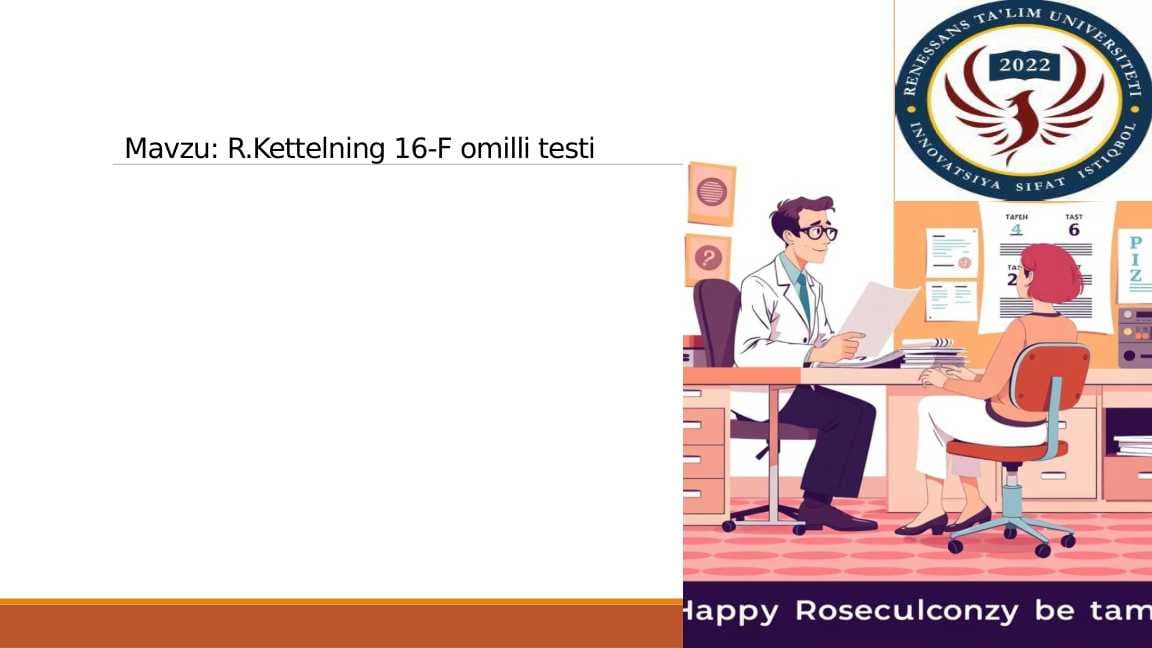 R.Kettelning 16-F omilli testi