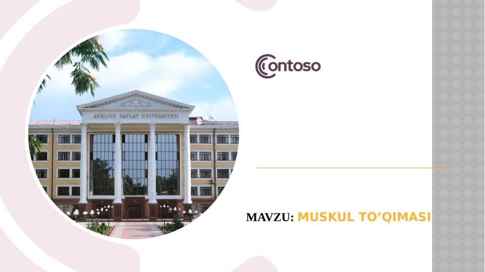 Muskul to’qimasi