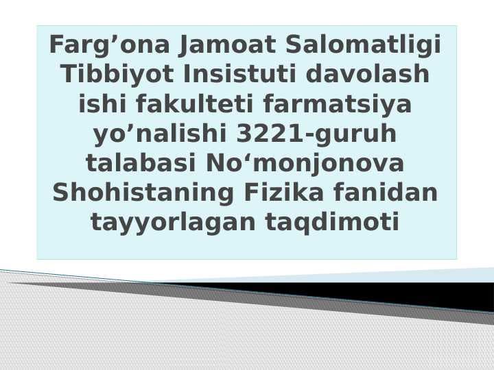 Kosmik tezlik. Kepler qonunlari.