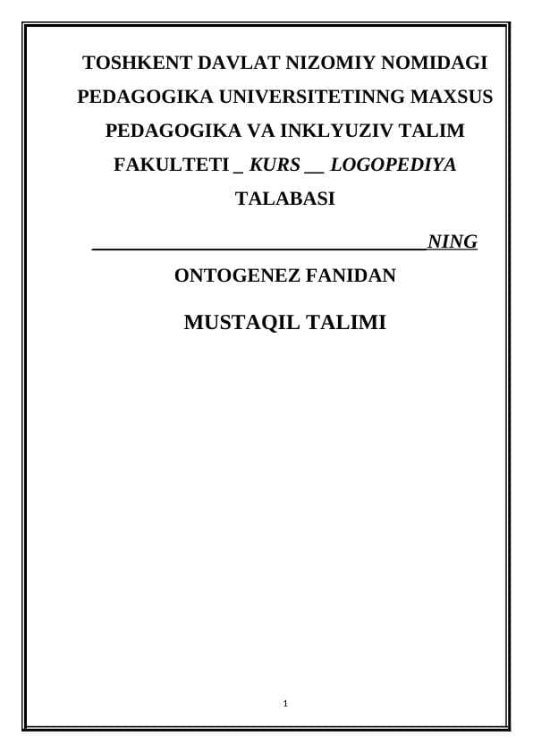 BOLALAR LUG'AT BOYLIGINI SHAKLLANISHINING ASOSIY BOSQICHLARI