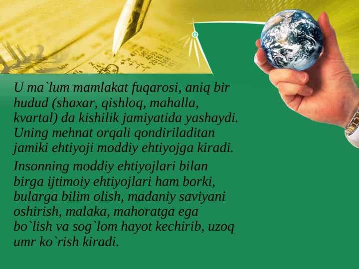 Mulkchilik  munosabatlarning  mohiyati va iqtisodiy  mazmuni.