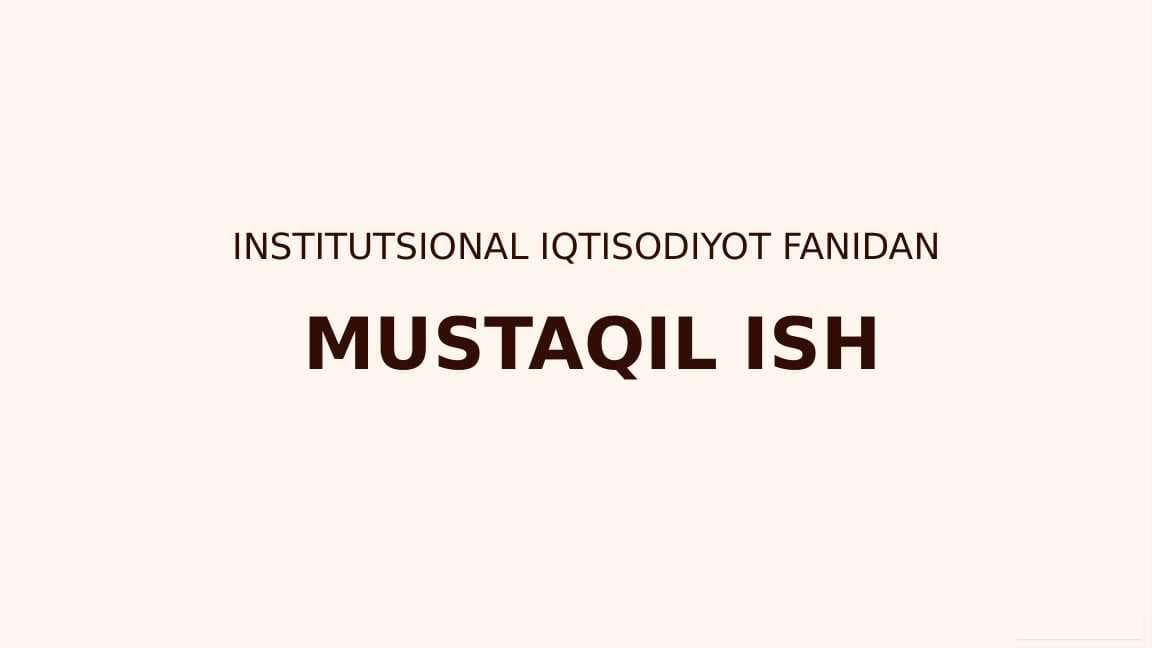 Transaksiya Xarajatlarini Optimallashtirish