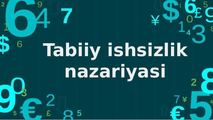 Tabiiy ishsizlik nazariyasi