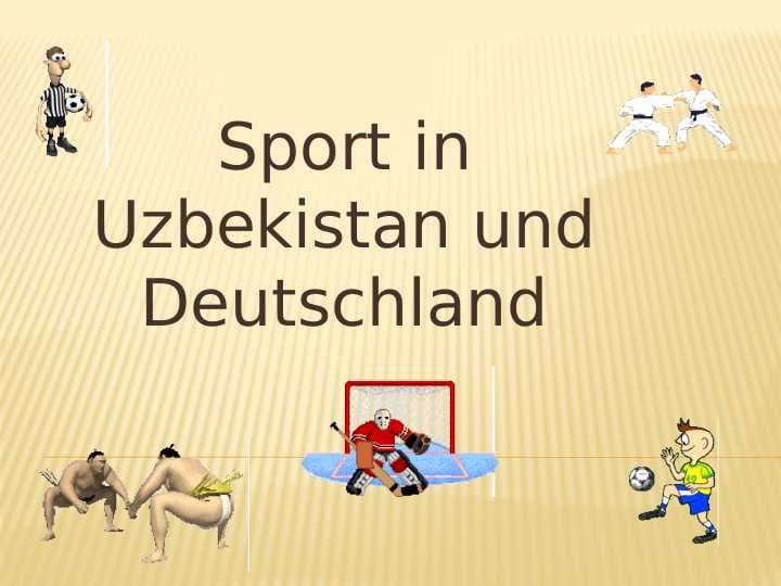 Sport in Uzbekistan und Deutschland