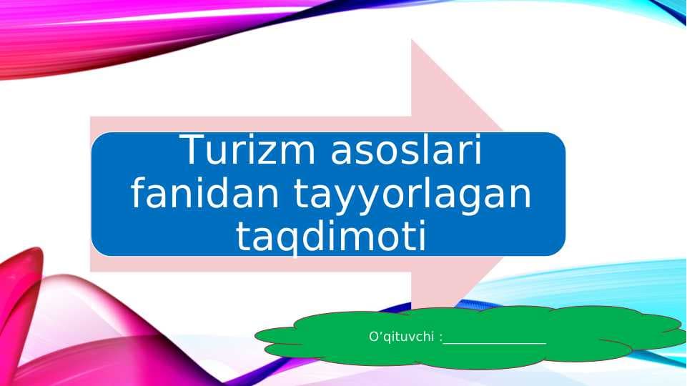 Turizm sohasida joylashtirish xizmatlari