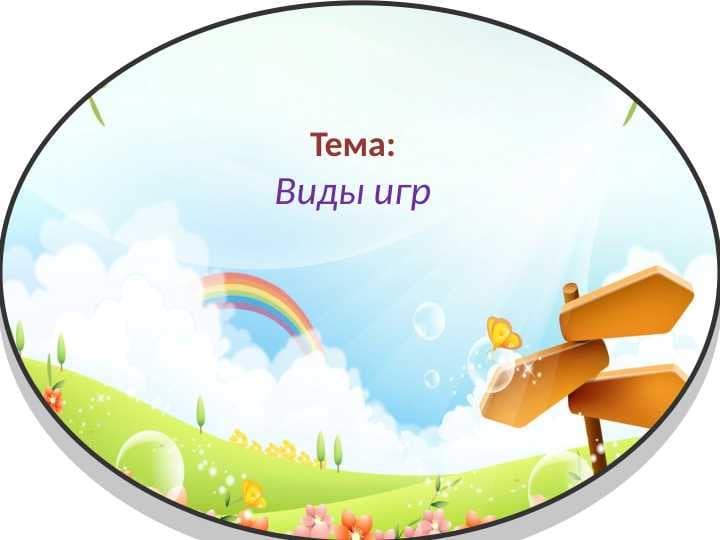 Виды игр