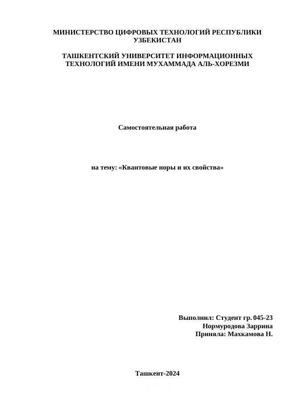 Квантовые норы и их свойства.docx