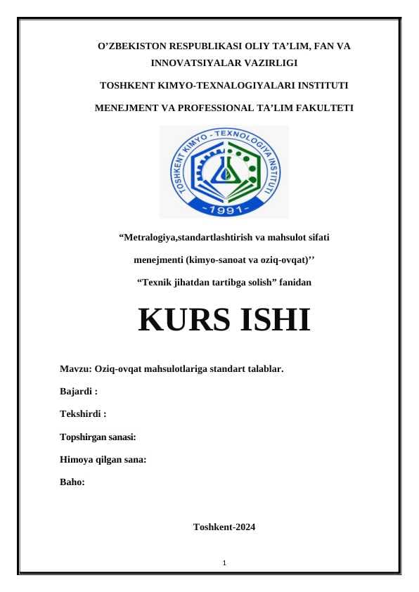 Kurs ishi