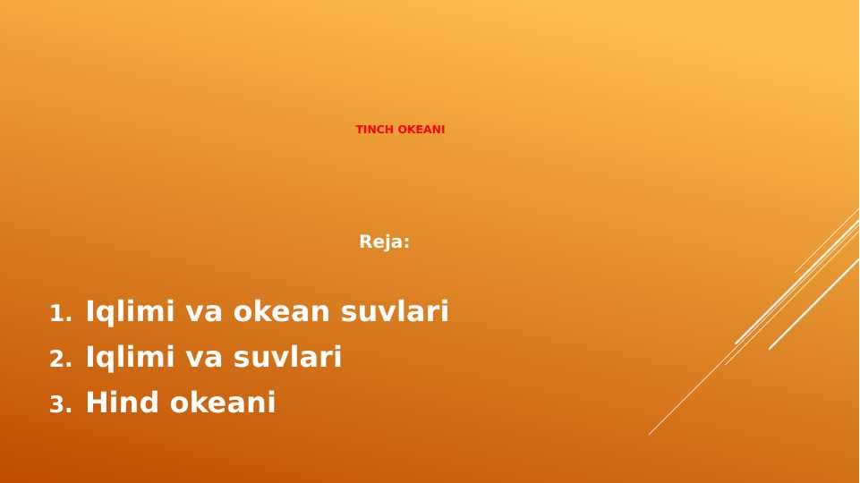TInch Okeani
