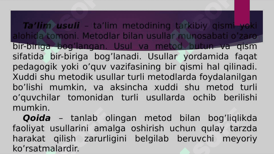 Zamonaviy pedagogikada tarbiya metodlari va shakllari