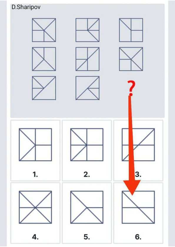 Argos iq test savollari javoblari
