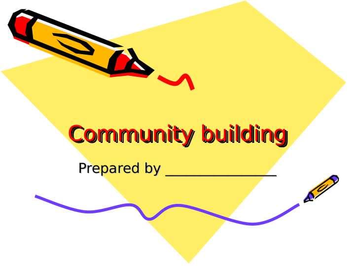 Community building