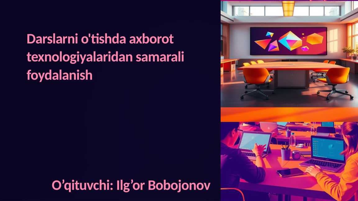 Attestatsiya Avtomobil tuzilishi politexnikumlar uchun