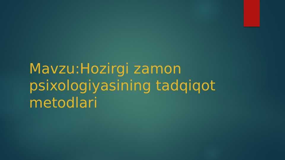 Psixologiya