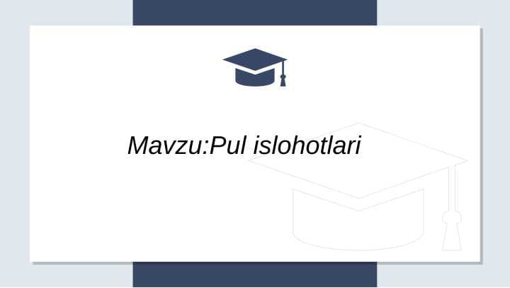 Pul islohoti