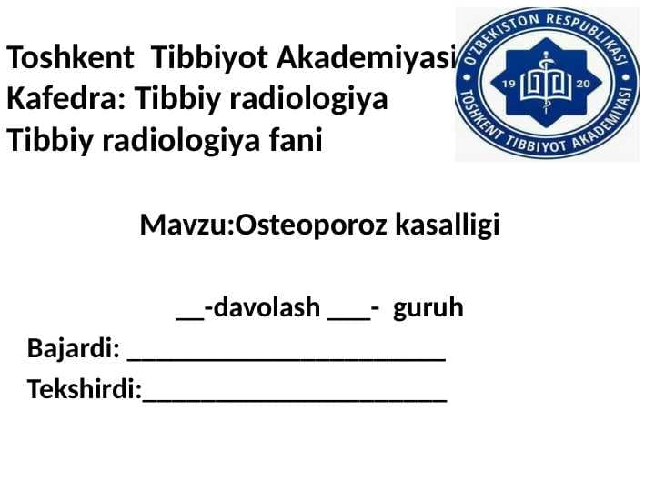 Osteoporoz