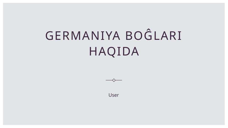 Germaniya boĝlari haqida