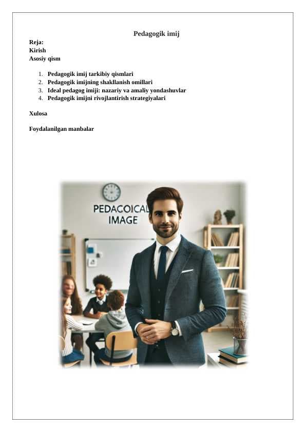 Pedagogik imij