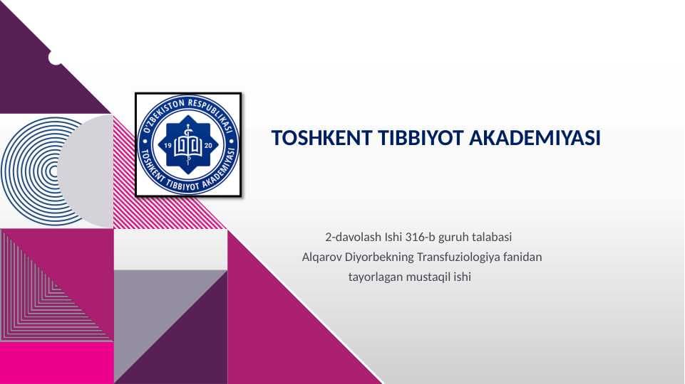 Anafilaktik shok.