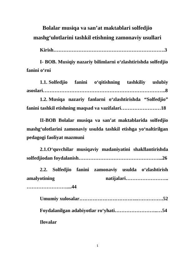 Bоlаlаr musiqа vа sаn’аt mаktаblаri sоlfеdjiо mаshg‘ulоtlаrini tаshkil еtishning zаmоnаviу usullаri
