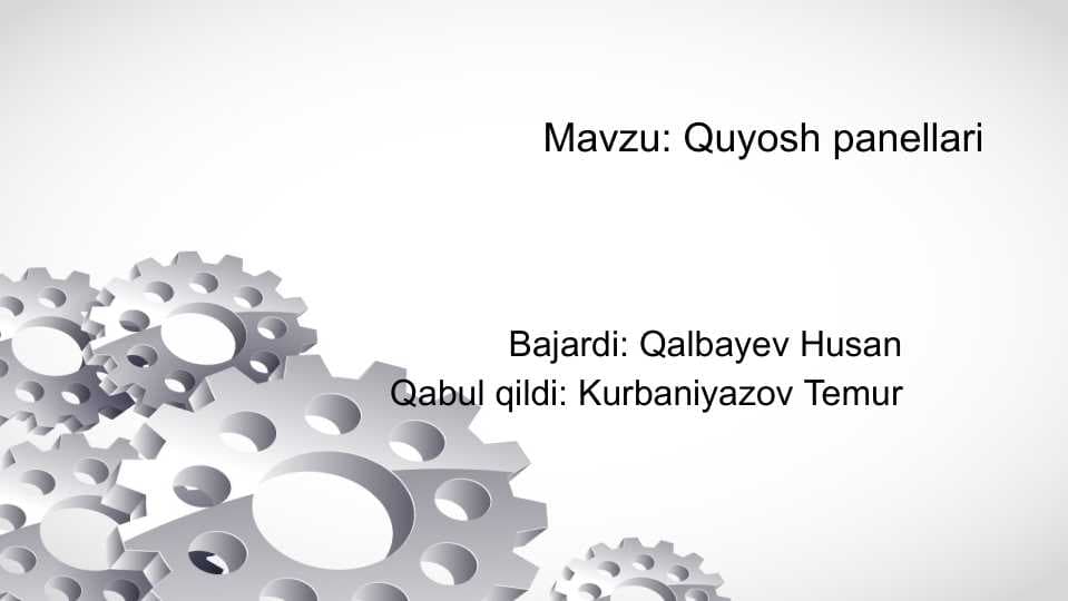 Quyosh paneli