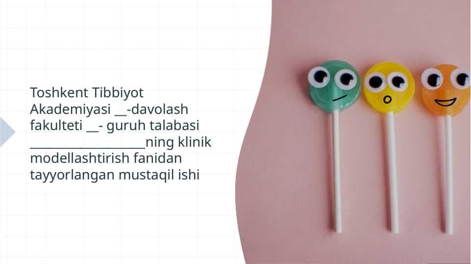 Bolalarda gipertermiya sindromida birinchi       yordam ko'rsatish