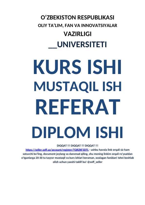Sanoat ishlab chiqarishning aylanma fondlari va mablag’lari