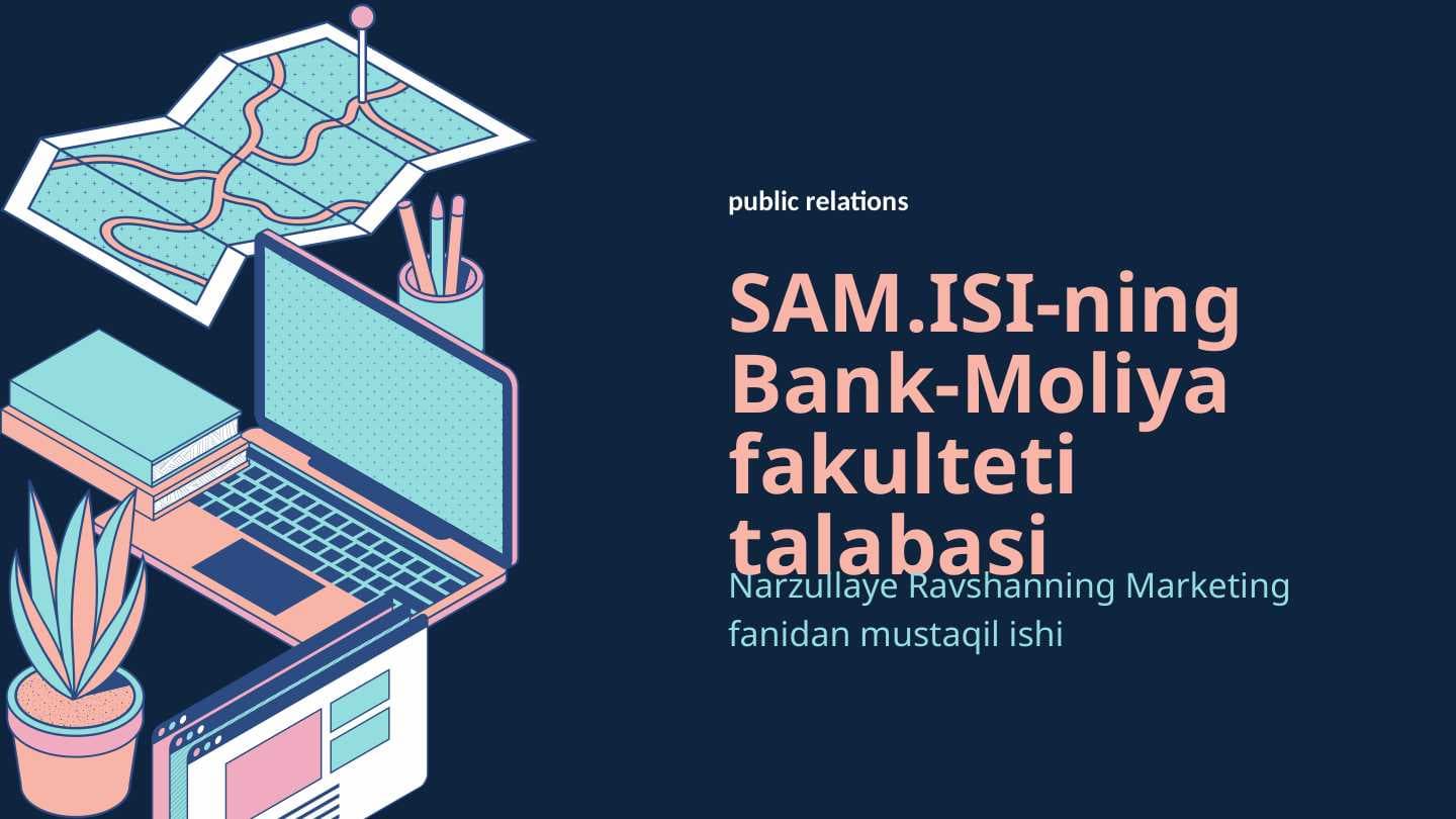 Pablic Relations haqida taqdimotlar