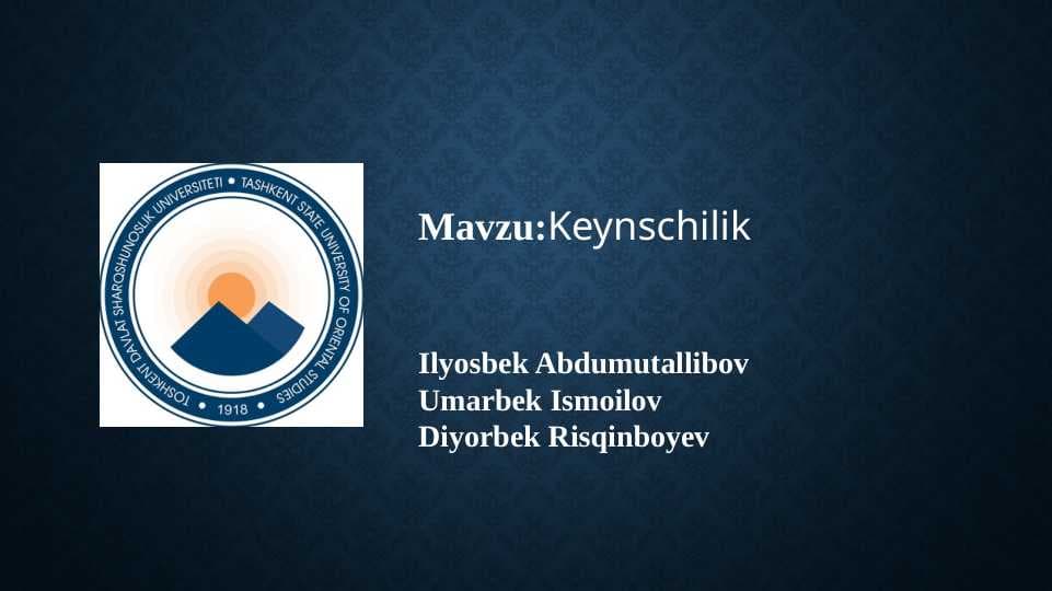 Keyinschilik slayt 11 betlik