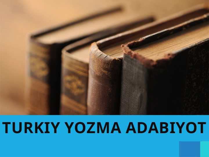 Turkiy yozma adabiyot