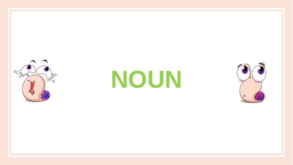 About noun prezentation