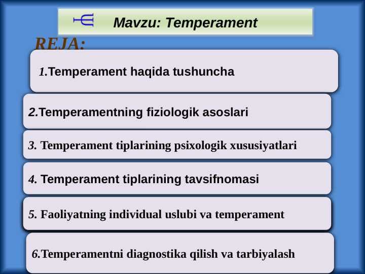 Temperament