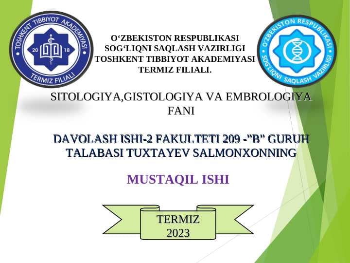 Hazmlanish jarayonining endokrin boshqariluvi. Me’da-ichak nayining endokrin hujayralari