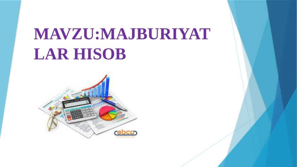 Majburiyatlar hisob