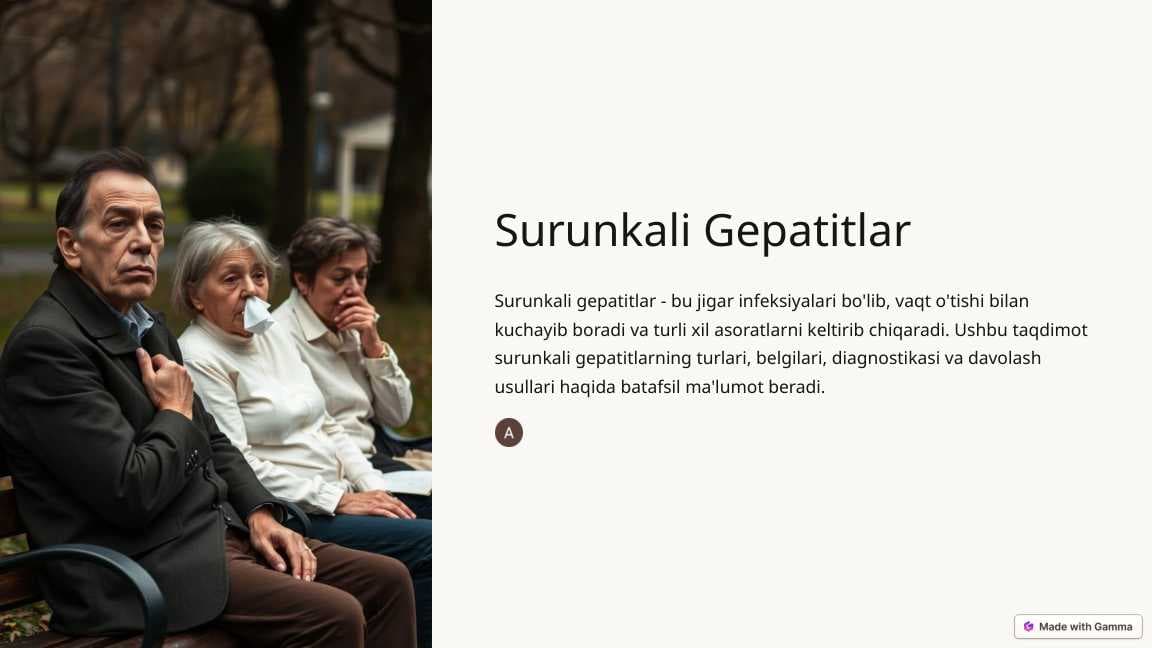 Surunkali Gepatitlar