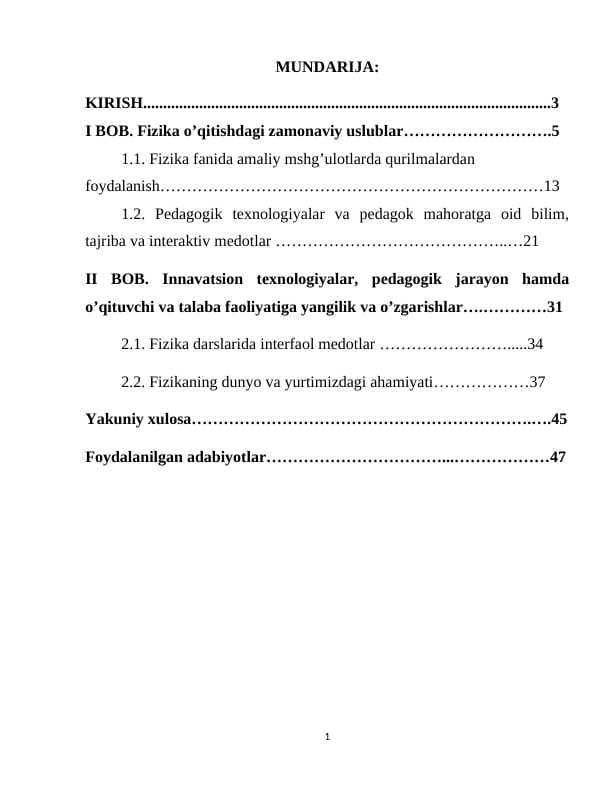 Fizika darslarida o’quvchilarning ijtimoiy bilimini takomillashtirish