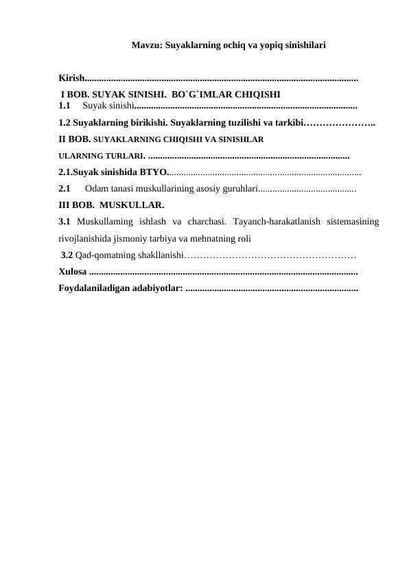 Suyaklarning ochiq va yopiq sinishilari