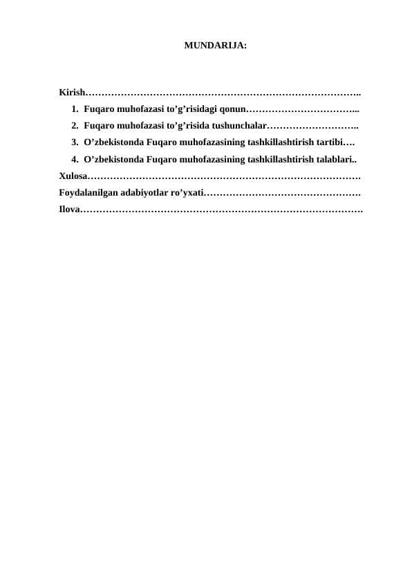 Fuqaro muhofazasining huquqiy asoslari fuqaro muhofazasi borasida