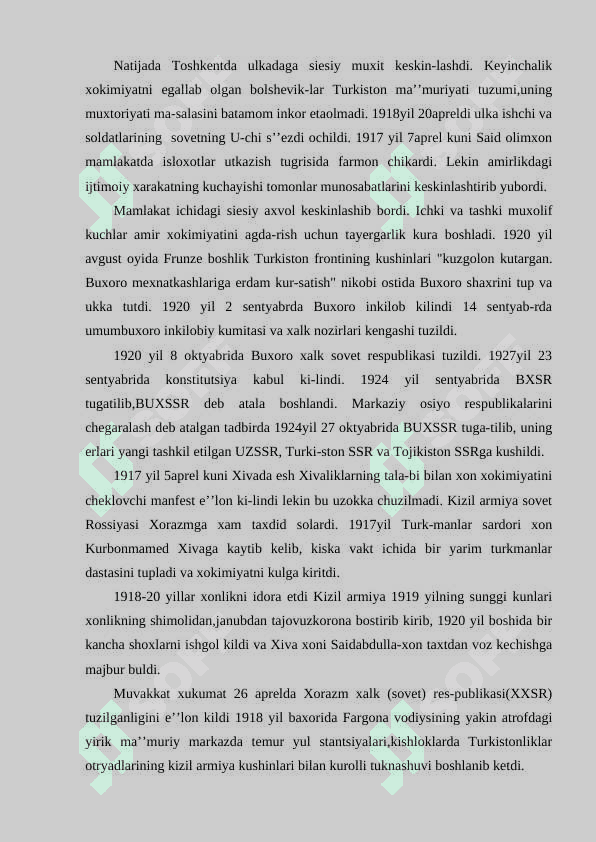 O’zbekistonning tarixiy geografiyasi