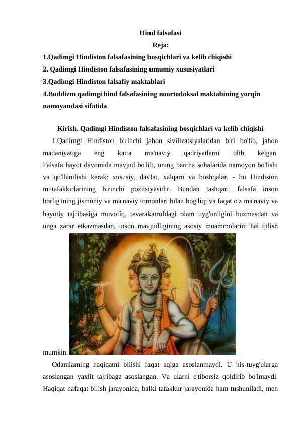 Hind falsafasi
