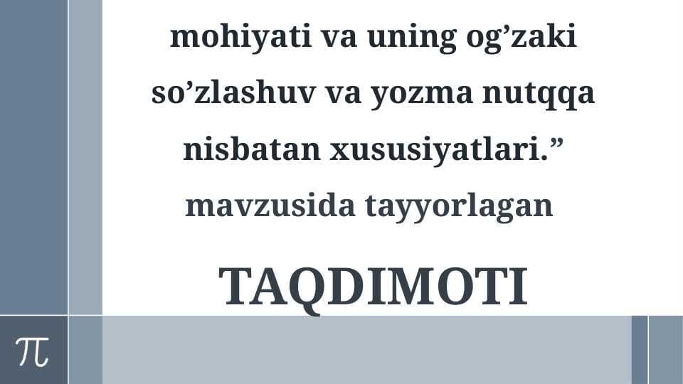 Daktil, imo-ishora nutqining mohiyati va uning og’zaki so’zlashuv va yozma nutqqa nisbatan xususiyatlari