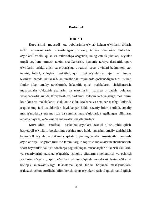 Basketbol