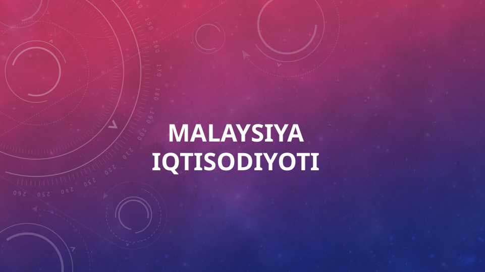 Malaysiya iqtisodiyoti