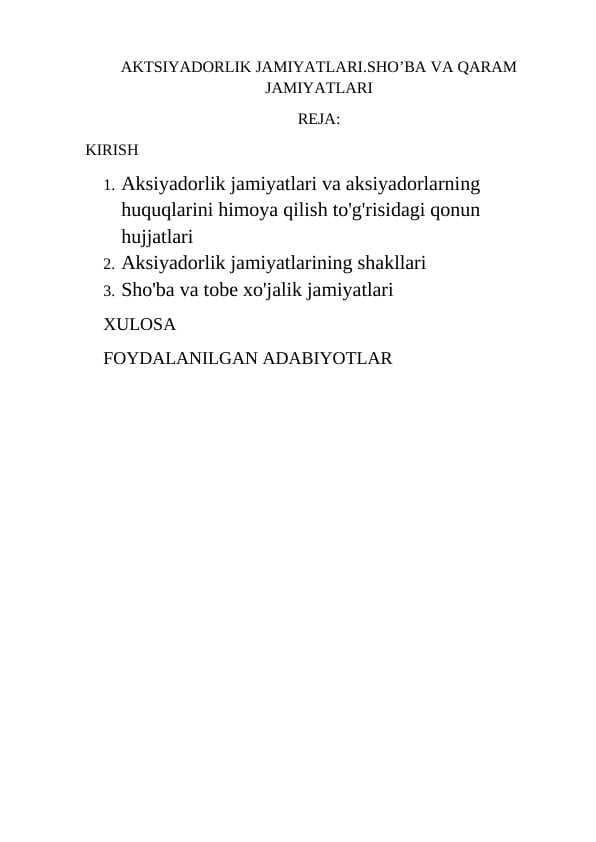 aksiyadorlik jamiyati